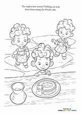 Triplets From Brave  Coloring Pages For Kids sketch template