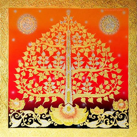 Top Best Buddha Tree Art Paintings for Sale l Royal Thai Art