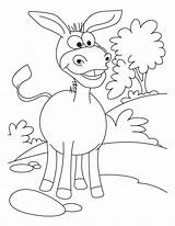 Free Printable Donkey Coloring Pages For Kids sketch template