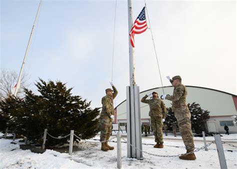 DVIDS - Images - U.S. Army soldiers participate in a flag raising ceremony [Image 3 of 3]
