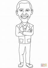 Smiling Barack Obama coloring Page  Free Printable Coloring Pages sketch template