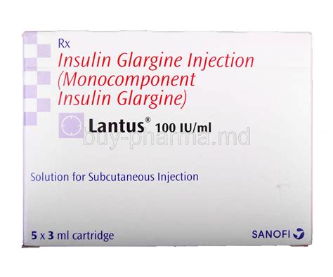 Lantus Glargine Insulin