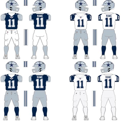 Dallas Cowboys Uniform Options - Concepts - Chris Creamer's Sports ...