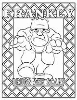 Drug Awareness Coloring Sheets Printable Pages sketch template