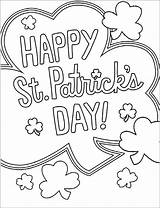 Happy Saint Patricks Day 1 Coloring Page  Free Printable sketch template