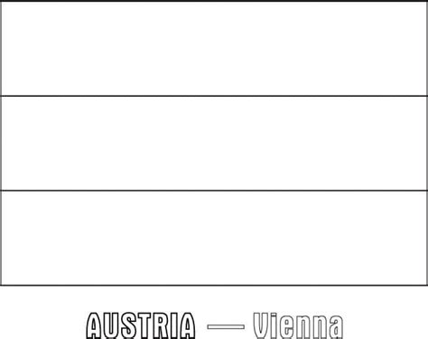 Printable Austria Flag coloring page - Download, Print or Color Online ...