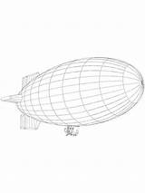 Airship coloring pages sketch template