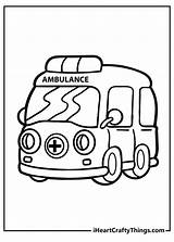Ambulance Pages 100% Free Printables sketch template