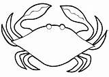 Crab Printable Coloring Page sketch template