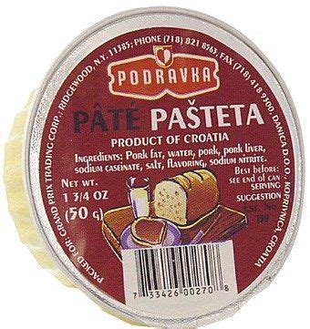 Podravka Liver Pate PACK OF 4 X 50 g | Wine recipes, Gourmet recipes, Grocery