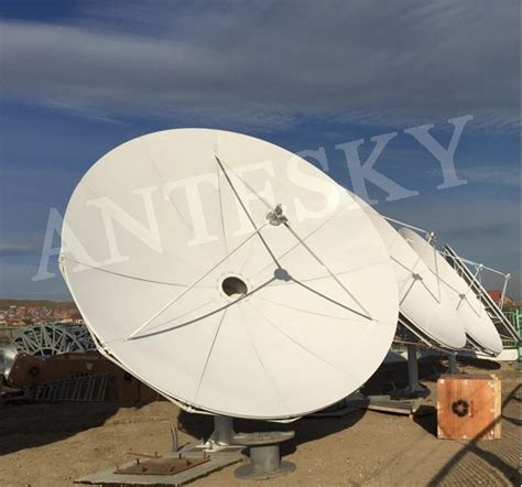 Antesky 3.7 Meter Satellite Dish Antenna Installation and Test in Mongolia