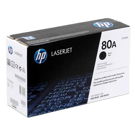 HP 80A Black Toner LaserJet (CF280A) | 0705 158 895