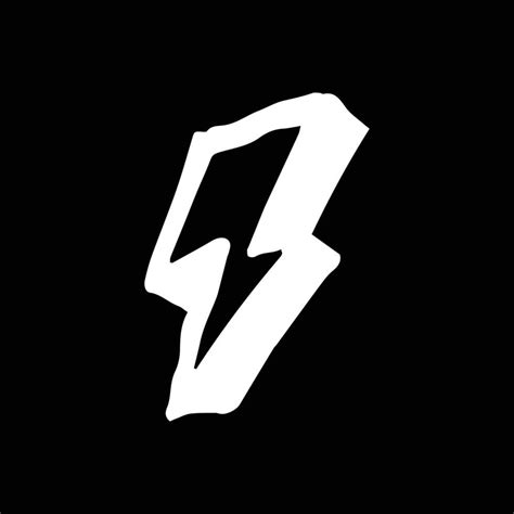 thunder icon vector for logo and symbol. simple and minimalist doodle ...