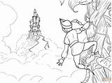 Jack And The Beanstalk Castle coloring Page  Free Printable Coloring Pages sketch template
