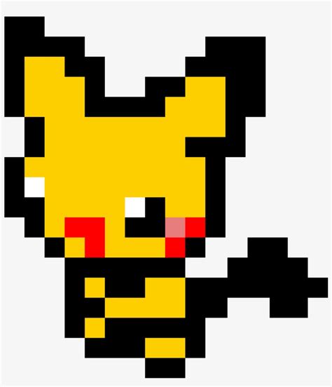 Pichu - Pokemon Pixel Art 8 Bit - 1200x1200 PNG Download - PNGkit