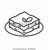 Coloring Page Of Lasagna Pages sketch template
