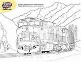 Real Bnsf Train Pages Coloring Pages sketch template