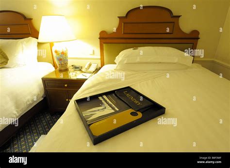 Evening turn down service at the Intercontinental Hotel, Singapore SIN Stock Photo - Alamy