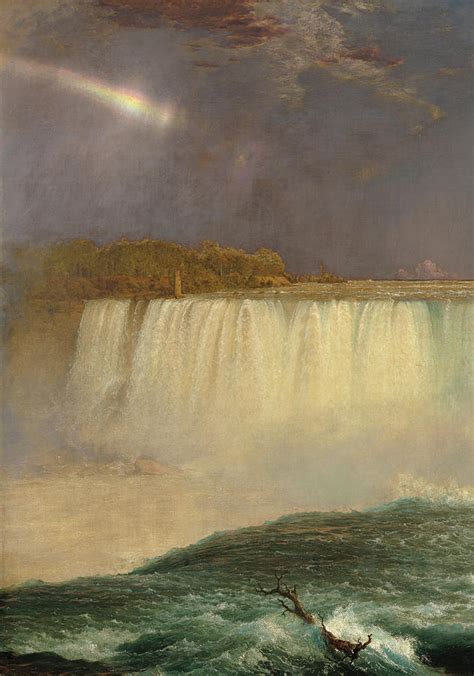 Niagara, Horseshoe Falls Painting by Frederic Edwin Church