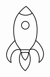 Clipart  Rocket coloring Page sketch template
