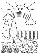 Garden Coloring Pages For Free sketch template