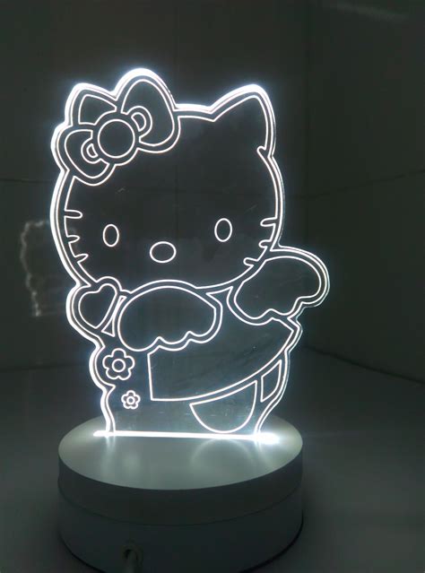 3d illusion magic lamps! | Hello kitty rooms, Led night lamp, 3d illusions