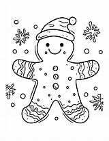 Free Printable Gingerbread Man Coloring Pages sketch template