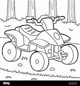 Atv Coloring Pages sketch template