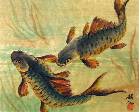 Chinese Fish Paintings