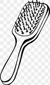 Hair Brush Coloring Pages Hairstyles Comb Printable Haircuts Template  sketch template