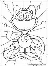 CatNap Coloring Page  Free Printable Pages sketch template