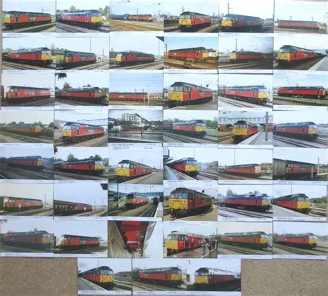 45 ORIGINAL PHOTOS Class 47 RES LIVERY Diesel Locomotives - Private ...