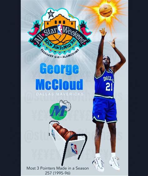 Dallas Mavericks Art on Instagram: “George McCloud holds the Dallas ...