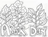 Arbor Day 4 Coloring Page  Free Printable Pages For Kids sketch template