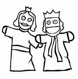 Puppet Show Coloring Pages At GetDrawings  Free Download sketch template