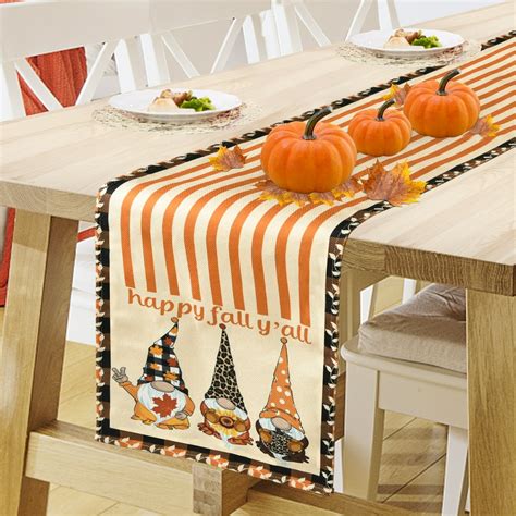 Coolmade Thanksgiving Table Runner - 13 x 72 Inches - Rustic Give ...