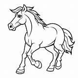 Cool Horse Coloring Pages sketch template