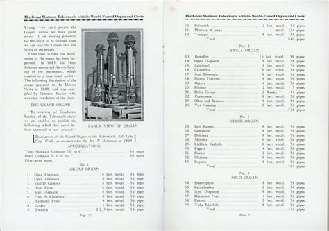 The Salt Lake Tabernacle And World Famed Organ / [Title Page] The Mormon Tabernacle With Its ...