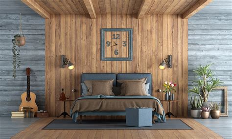 Wood Paneling For Bedroom