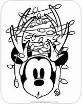 Mickey Mouse Christmas Coloring Pages  Disneyclipscom sketch template