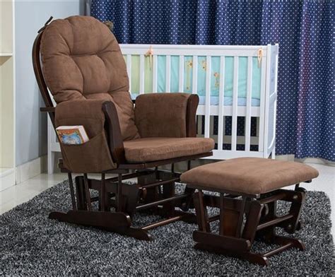 Solid Frame Rocking Chair With Ottoman | My Aashis