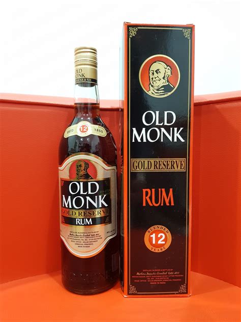 Old Monk Gold Reserve 12 Year Old Rum 700 ml 40 % abv | Myliquor Online