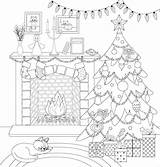 Chimney Coloring Page sketch template