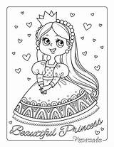 Princess Coloring Pages For Kids sketch template
