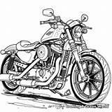Harley Davidson Coloring Pages  Free & Printable sketch template