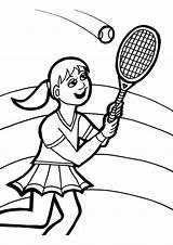 Tennis Coloring Pages & Books  100% FREE And Printable sketch template
