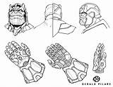 Gauntlets Coloring Pages sketch template
