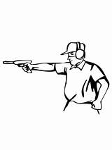 Pistol Shooting coloring Page  Free Printable Coloring Pages sketch template