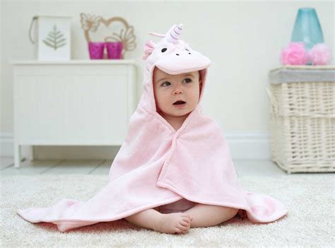 Personalised Baby Towels | Hooded Baby Towels | Animal Towel