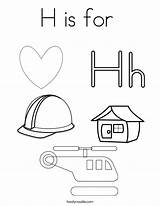 Things That Start With The Letter H Coloring Pages  Home sketch template